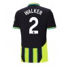 Manchester City Kyle Walker #2 Auswärtstrikot 2024-25 Kurzarm